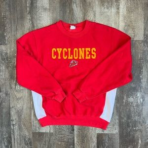 American Vintage Red Iowa State Cyclones Sweatshirt